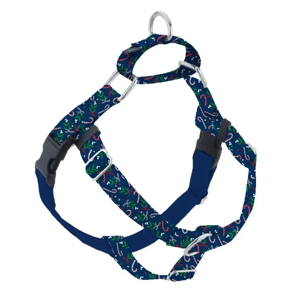 2Hounds Freedom No Pull Dog Harness XL Kiss The Dog Holiday NEW training leash